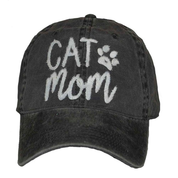 cat mom baseball cap