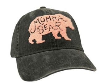 Custom Momma Bear Baseball Cap
