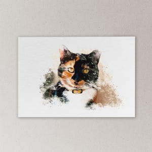 Calico - Photographie Modifier | Impression sur papier mat texturé | Art numérique (5 x 7, 8,5 x 11, 11 x 17, 13 x 19)