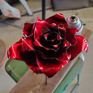 Handcrafted Steel Rose