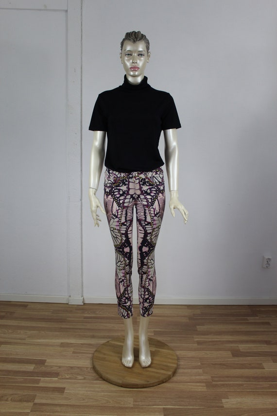 Just Cavalli Pants DEADSTOCK Jeans Y2K Animal Butt