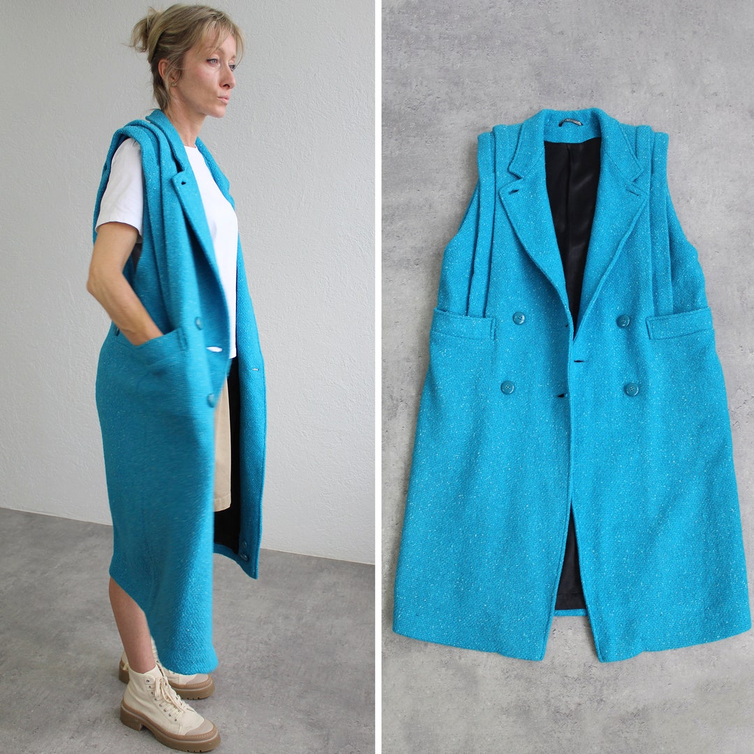 80s wool blazer and vest combo