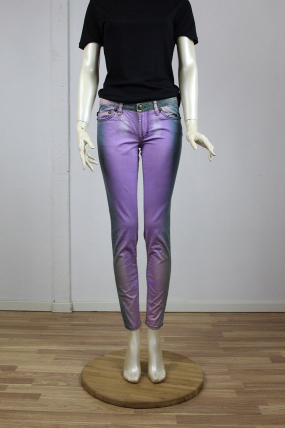 Just Cavalli Vintage Jeans 90s Disco Hologram Pant