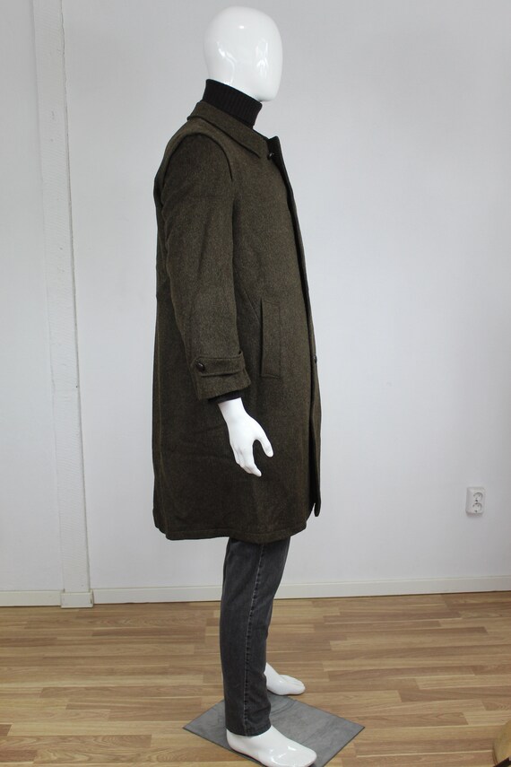 Brown Wool Coat 70s Pischl Jacket Winter DEADSTOC… - image 3