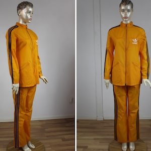 Adidas Vintage Orange Tracksuit 