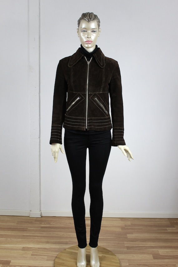 Suede Jacket 70s JOFAMA SWEDEN Vintage Dark Chocol