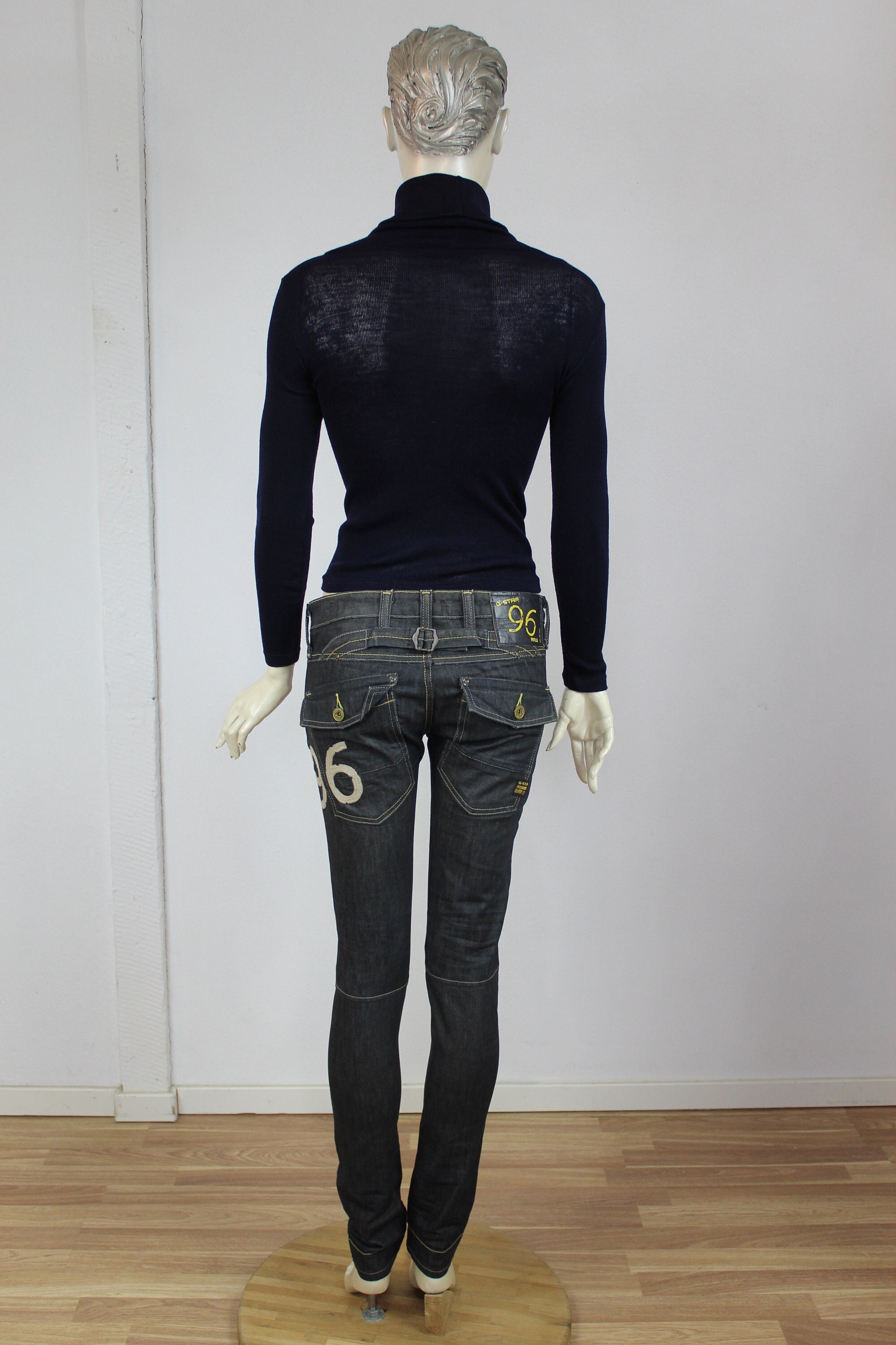 G-Star Raw Elwood 96 Heritage Jeans Slim Tapered Mujer Denim Flaco Vintage  Tamaño 24x32 -  España