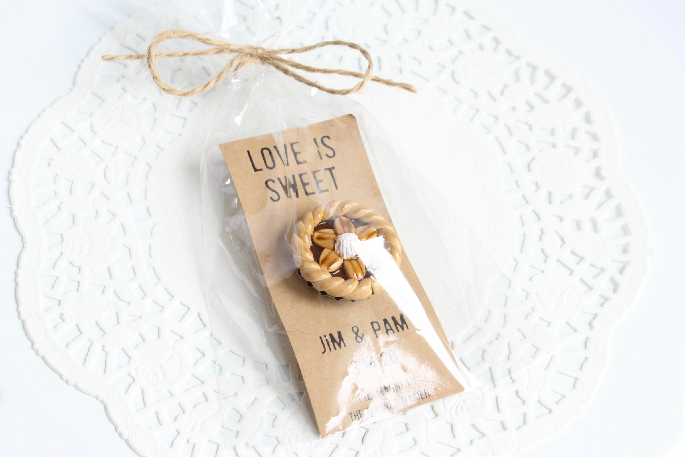 Refrigerator Wedding Favor Personalized Pie Etsy