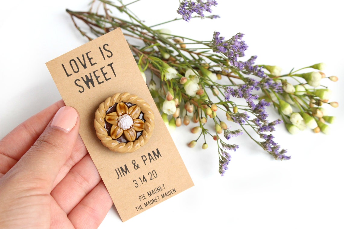 Refrigerator Wedding Favor Personalized Pie Etsy