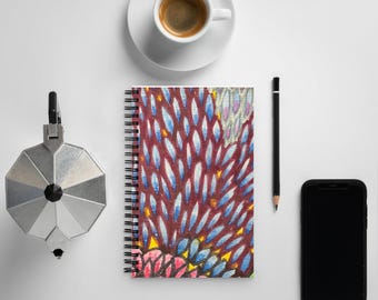 Flower Spiral notebook