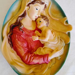Madonna and Child Decorative Plaque