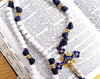 Our Lady of Lourdes Paracord Rosary – CatholicMilestones