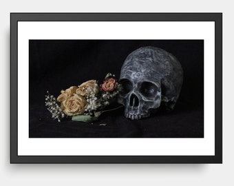 Remembering II, Memento Mori, Mourning, Skull, Nature Morte