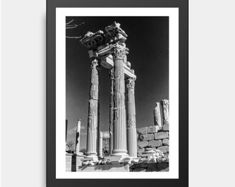 Ruins of the Temple of Trajan Acropolis of Pergamon