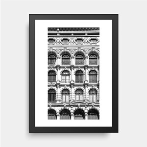 Französisches Architekturgebäude, Old Montreal, Quebec, Montreal Fotografie, Alter Hafen