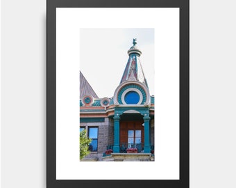 Colourful Victorian-style Roof, Architecture Details, Sherbrooke Street, Montréal QC