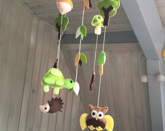 Bebe Hibou Mobile Etsy