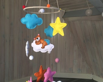 Winnie The Pooh Baby Mobile Etsy