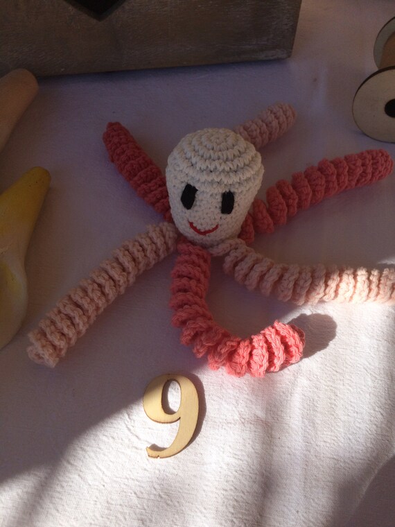 Lot 2 Pieuvres Of Your Choice Crochet Soft Cotton Baby Etsy