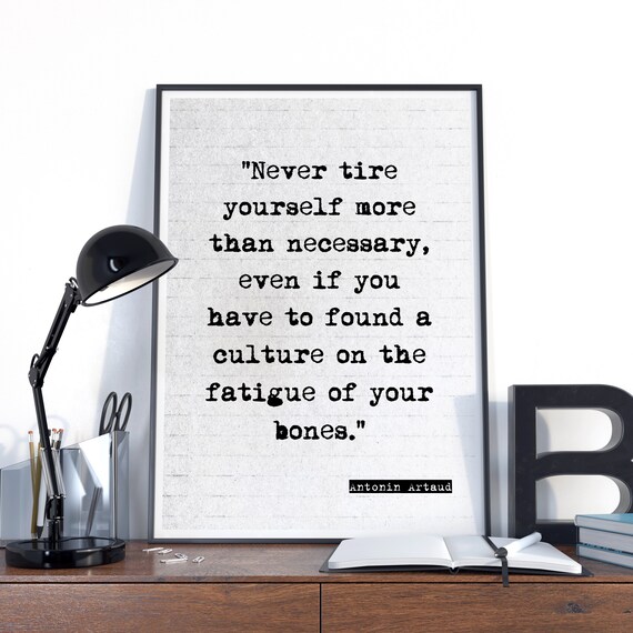 Antonin Artaud Antonin Artaud Citation Affiche Antonin Etsy France