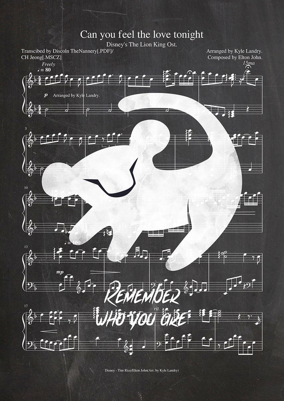 Il re leone ricordati chi sei il Poster di re leone il | Etsy Italia
