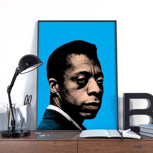 James Baldwin, James Baldwin Poster, James Baldwin Print, Pop Art James Baldwin Artwork, BLM, American novelist, poet, and activist.