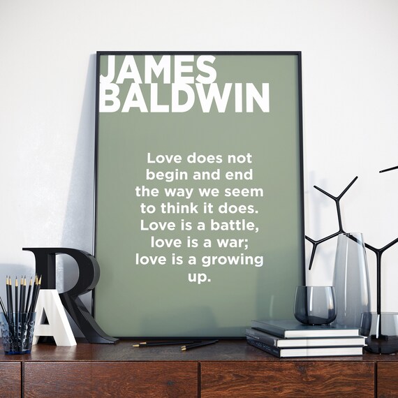Citation De James Baldwin Gravure De James Baldwin Art De Etsy France