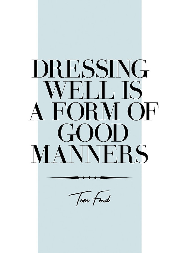 Buy Tom Ford Tom Ford Quote Tom Ford Print Fashion Quote Print Online in  India - Etsy