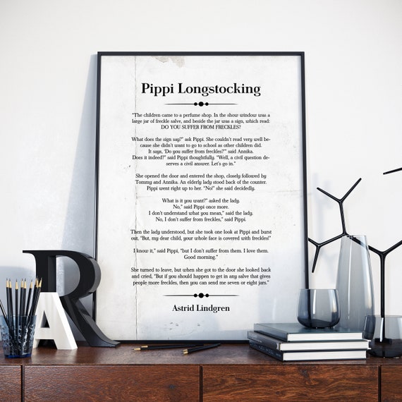 Pippi Longstocking by Astrid Lindgren Pippi Longstocking Quote Poster Pippi Longstocking Wall Art Pippi Longstocking Artwork Pippi Longstocking by Astrid Lindgren Pippi Longstocking Quote Poster Pippi Longstocking Wall Art Pippi Longstocking Artwork