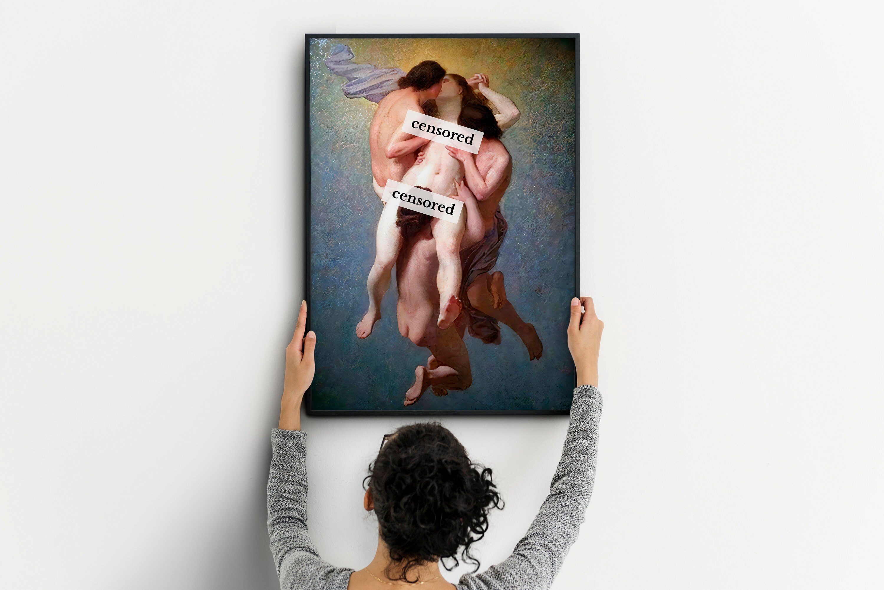 La Femme Damnee 1859 Octave Tassaert La Femme Damnée The Cursed Woman 1859 1859 Octave Tassaert - Etsy France