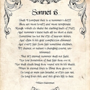 sonnet 18 by william shakespeare sonnet 18 by william shakespeare