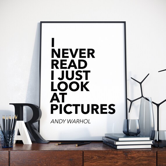 Art Is What You Can Get Away With by Andy Warhol Quote Art Print Poster 11x14