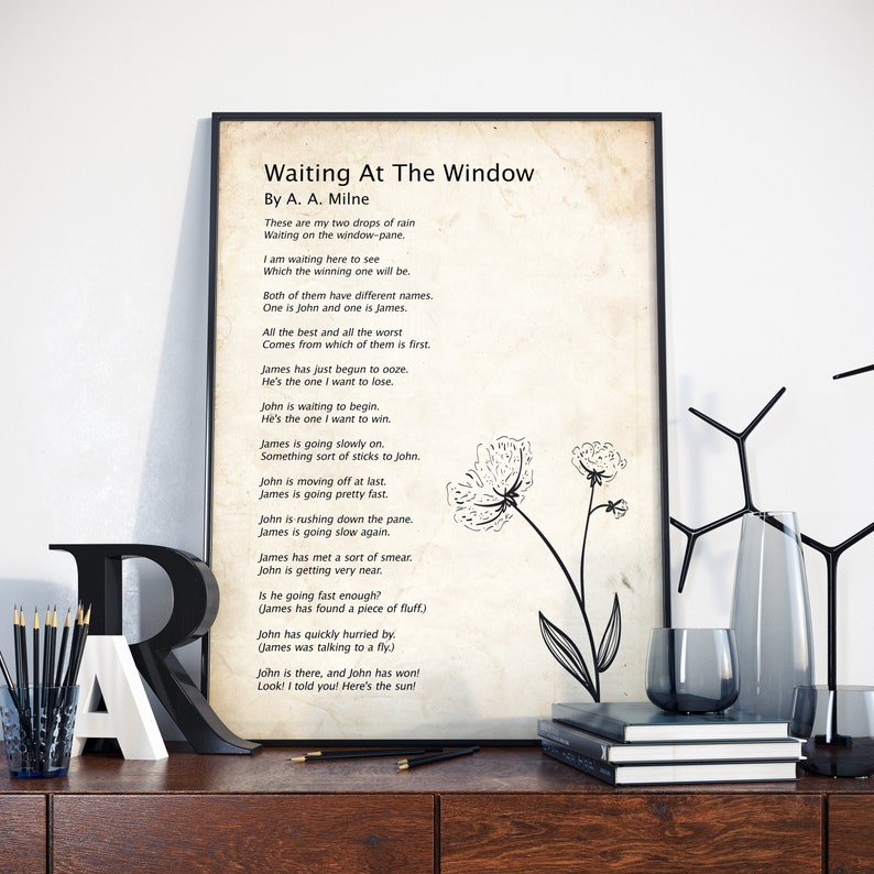 AA Milne AA Milne Quote AA Milne Quote Poster Milne Quote | Etsy