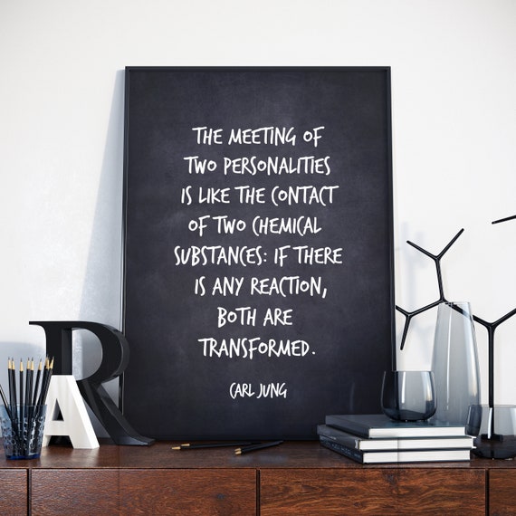 Citation De Carl Jung Carl Jung Tableau Carl Jung Citation Etsy France