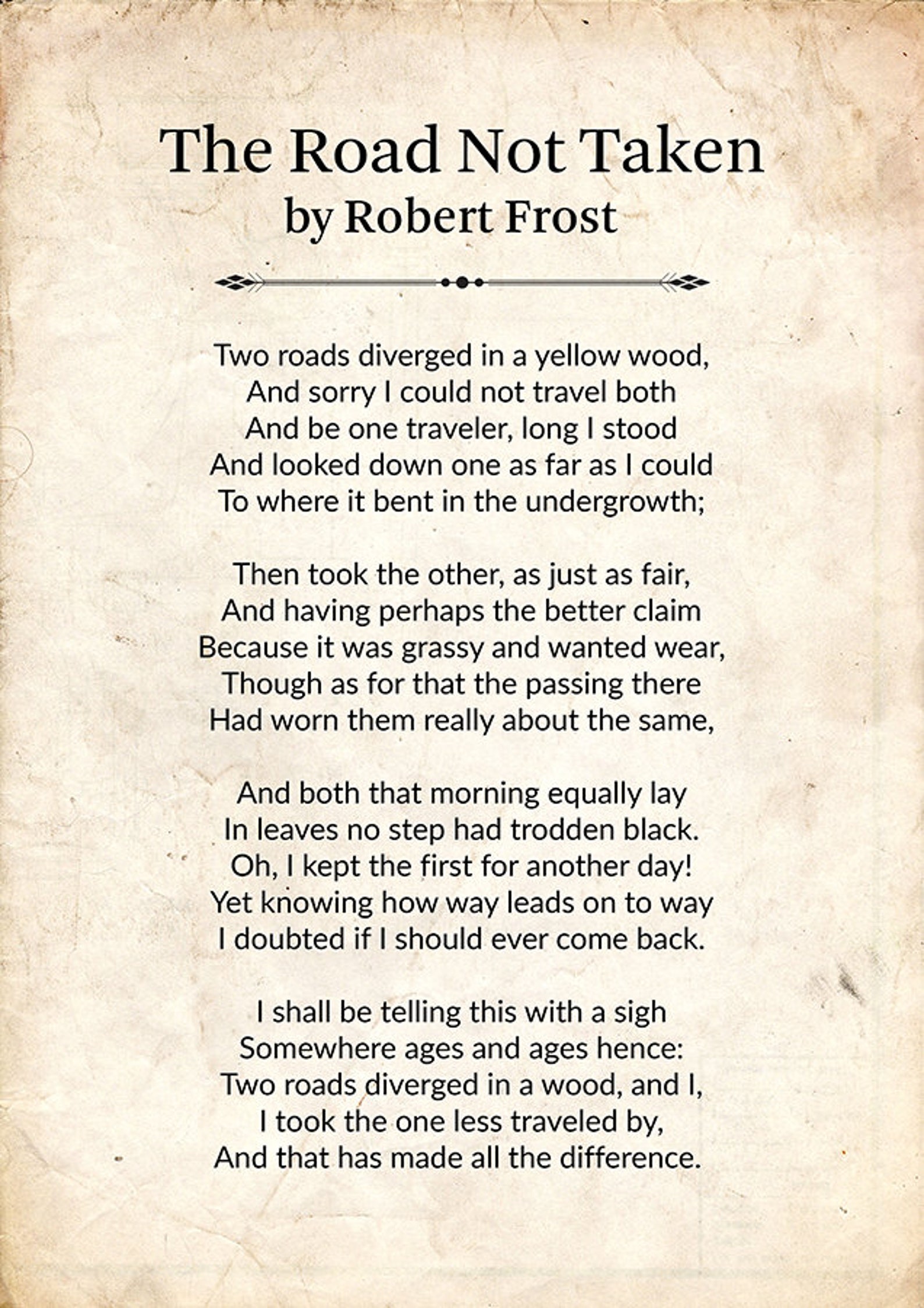 the poems of robert frost essay