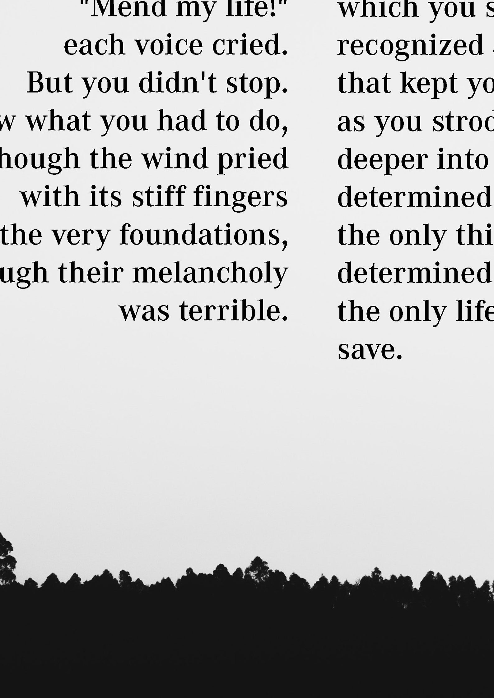 The Journey by Mary Oliver the Journey Poem Wall Art Mary | Etsy