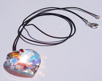 necklace sparkling heart