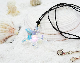 necklace sparkling starfish