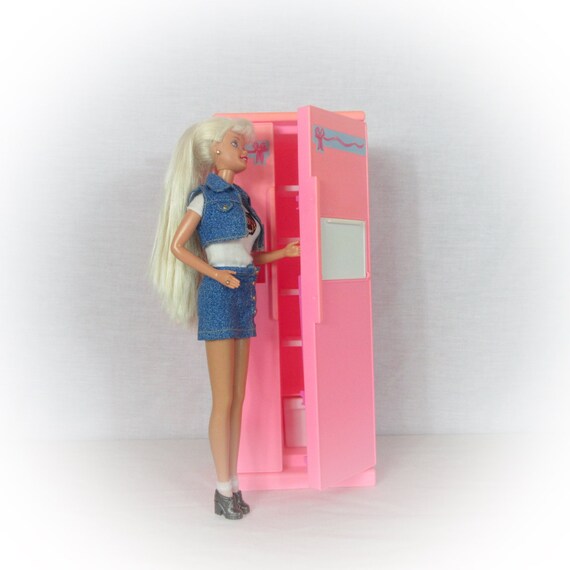 barbie fridge with food