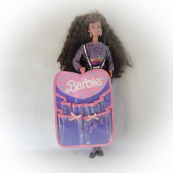 barbie storage suitcase