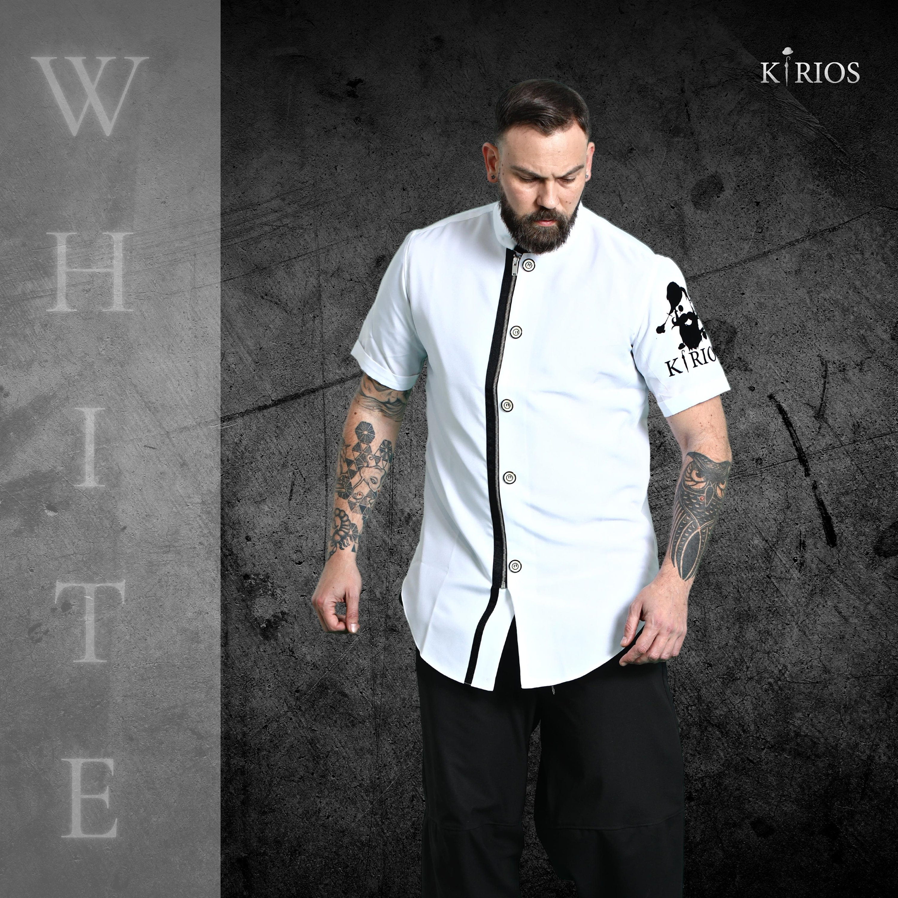 Premium Barber Smock From KIRIOS White Barber Etsy