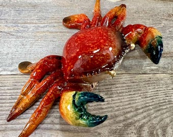 Polyresin Florida Rock Crab Figurine
