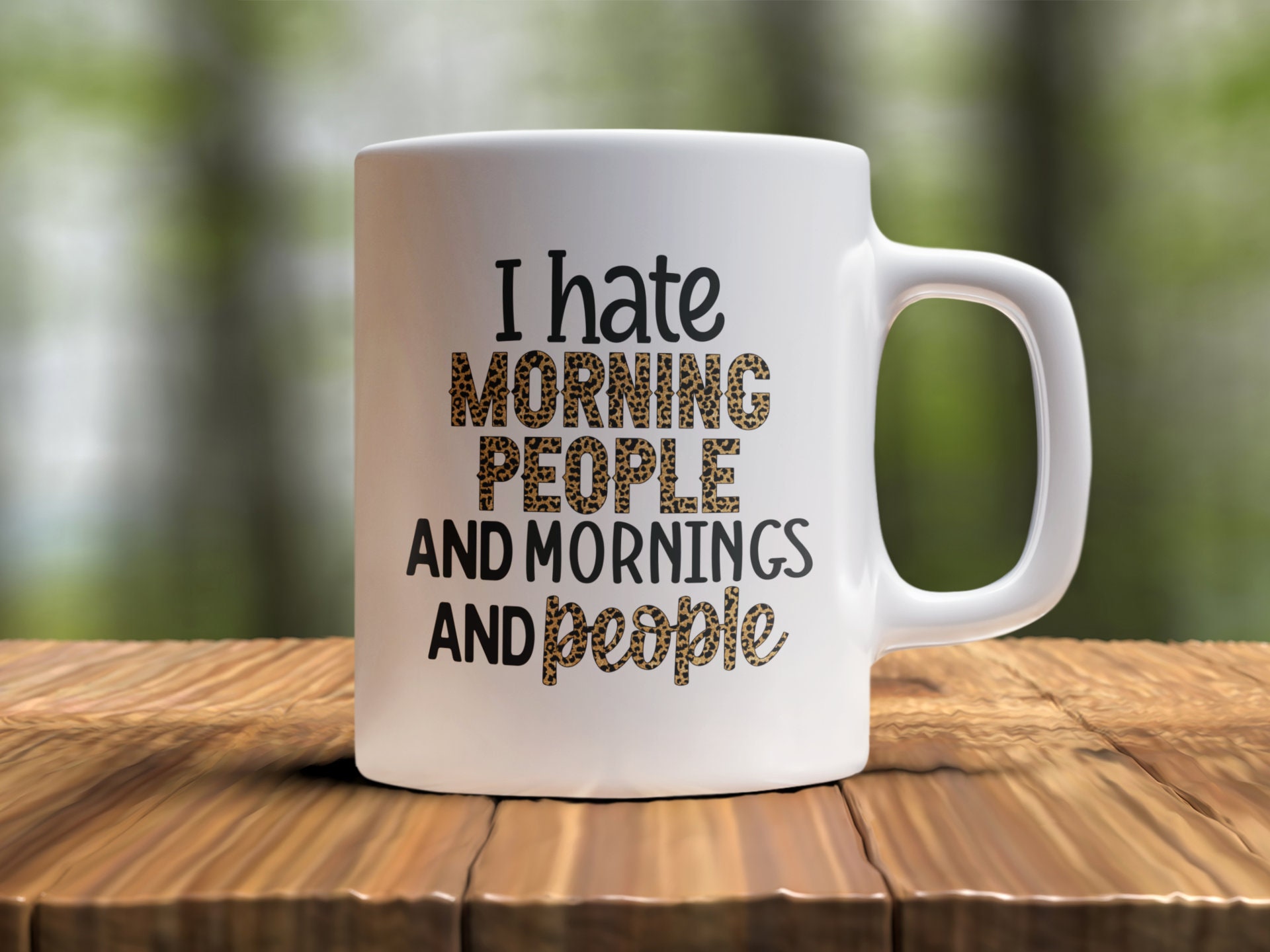 Discover I Hate Morning People and Mornings and People Tasse