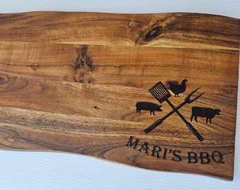 Personalised XL chopping board / Home decor / Custom Engraved Chopping Boards / Wedding Engagement Gift / New home / House warming