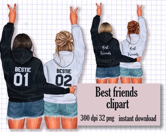 Best Friends Art Etsy Best Friends Art Etsy