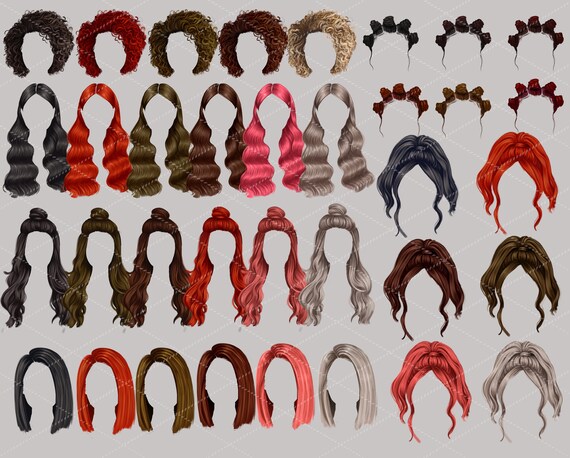 Hair PNG Hairstyles Clipart Hair Set Clipart Custom Hairstyles - Etsy New Zealand Hair PNG Hairstyles Clipart Hair Set Clipart Custom Hairstyles - Etsy New Zealand