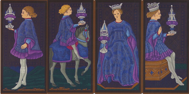 The Stone Visconti Tarot (2021) - Limited Edition of 750 Numbered Decks - 78 Cards bild 8