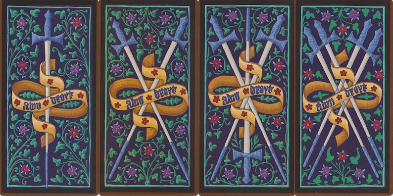 The Stone Visconti Tarot (2021) - Limited Edition of 750 Numbered Decks - 78 Cards bild 7