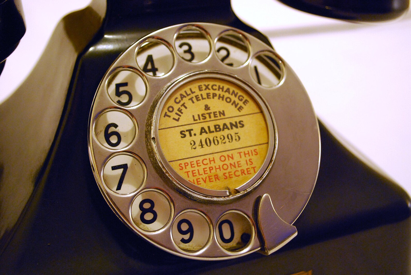 1940s Telephone Dial Number Label, Instant PDF Editable Template, for