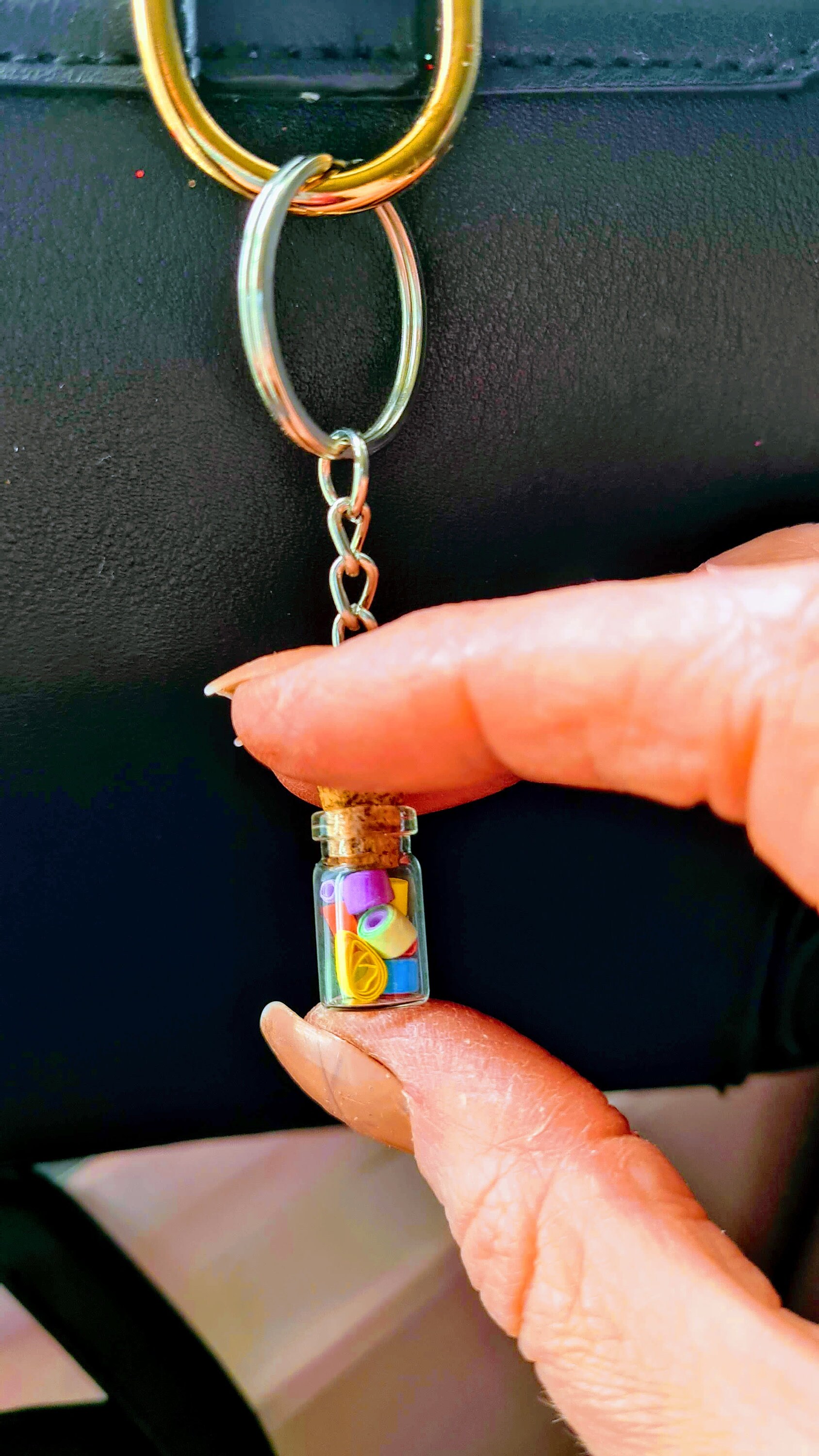 Unique bottle keychain Original design Key ring Collectors Etsy